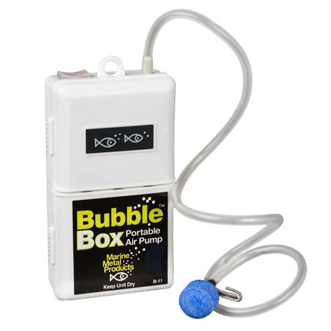 marine metal aerator bubble box 1.5 v|marine metal bubble box.